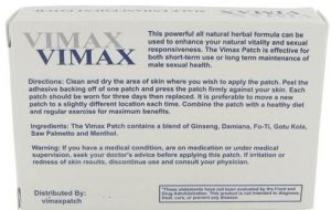 Vimax Patch